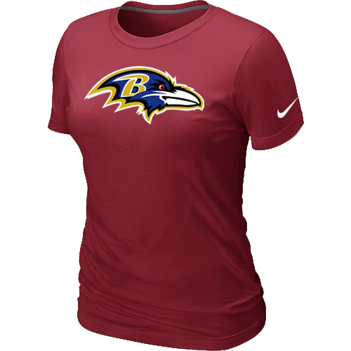 Nike Baltimore Ravens Women's Legend Logo Dri-FIT NFL T-Shirt - Red